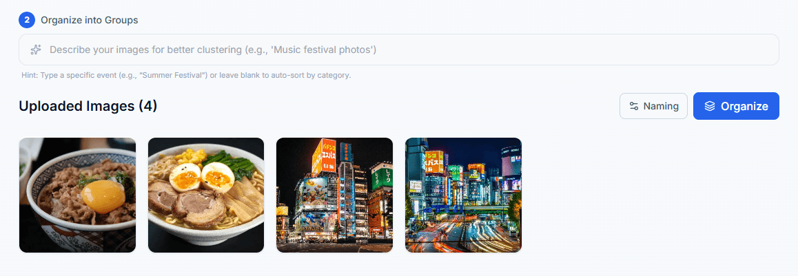 Step 2: Organize into Groups
